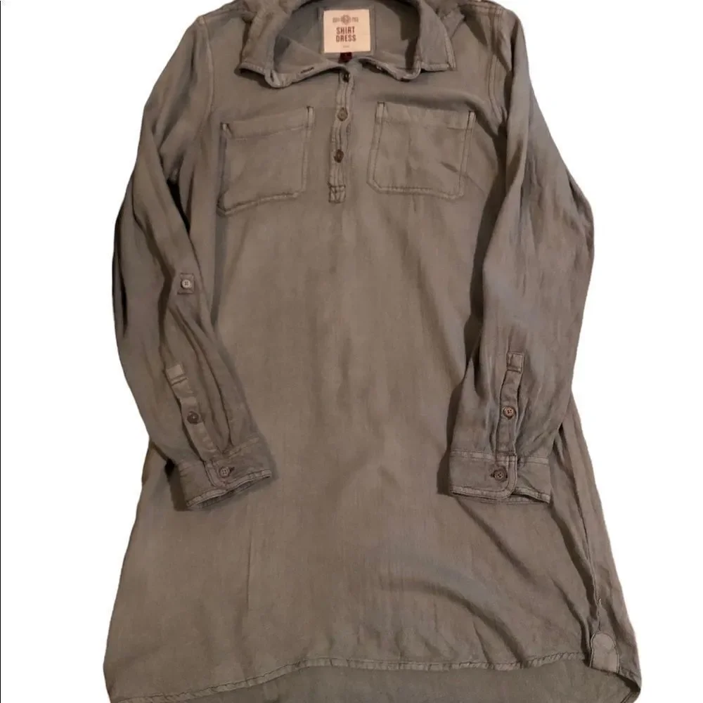 SO utility shirt dress with long sleeves - Picture 6 of 9